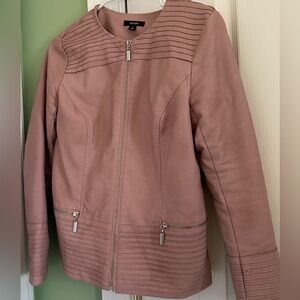 Women’s Affani‎ faux leather rose jacket size small